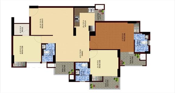 S-353 Panchsheel Park floor plan