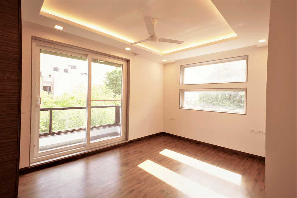 Panchsheel Enclave bedroom with private balcony