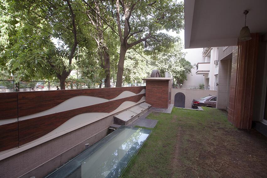 S-353 Panchsheel Park private garden