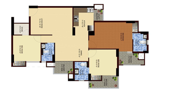 S-353 Panchsheel Park floor plan