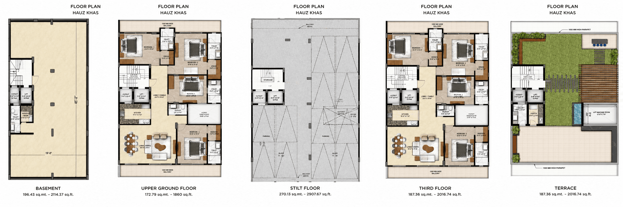 H13 Green Park Main floor plan